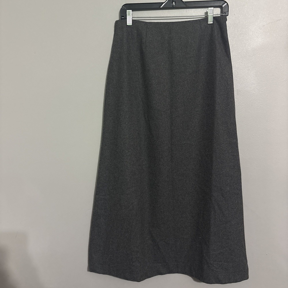 Chadwicks of Boston Skirt Womens Soft Wool Blend Plaid Long A Line Sz6